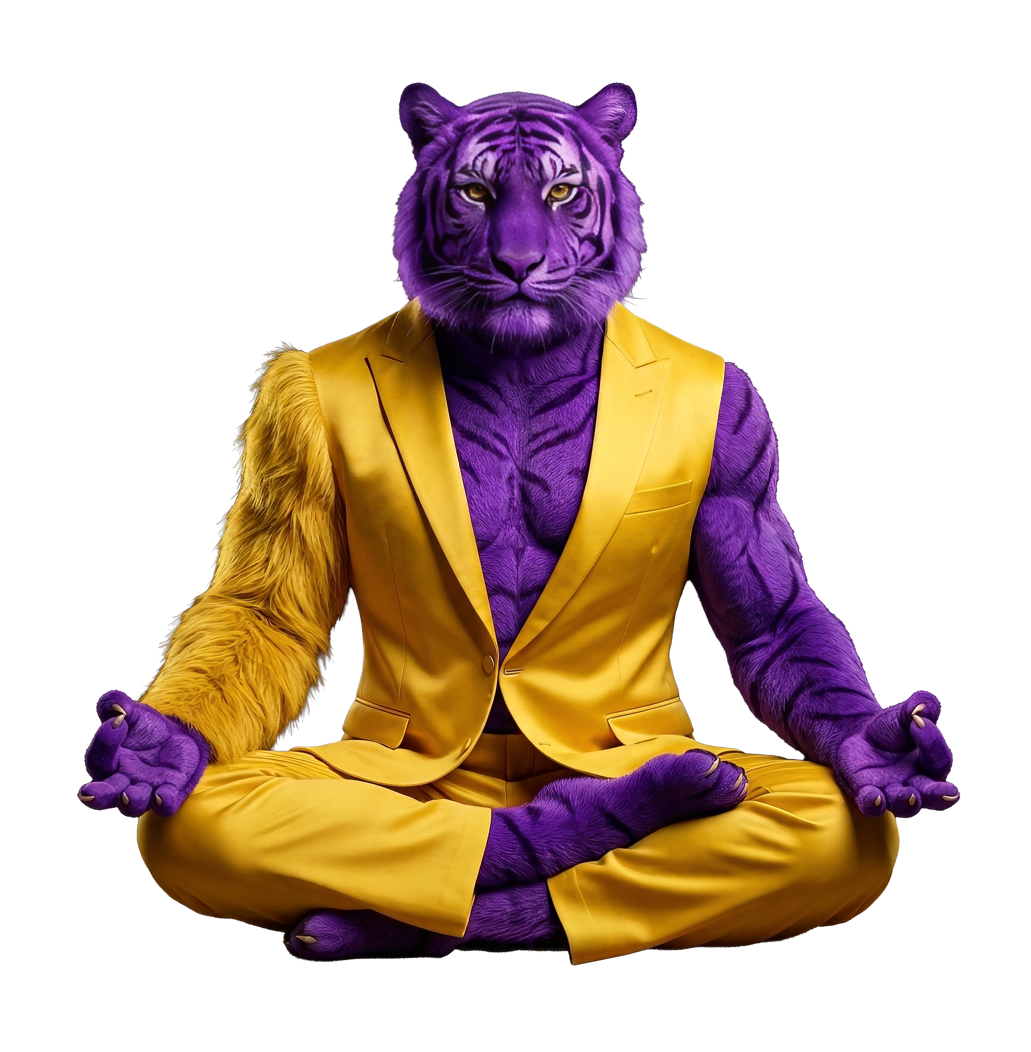 Mascotte Weborial - tigre zen